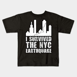 I survived the NYC Earthquake Kids T-Shirt